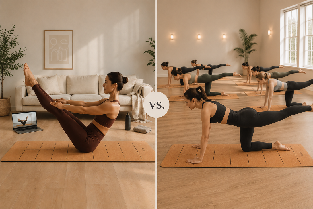 Pilates at Home vs. Going to a Live Pilates Class